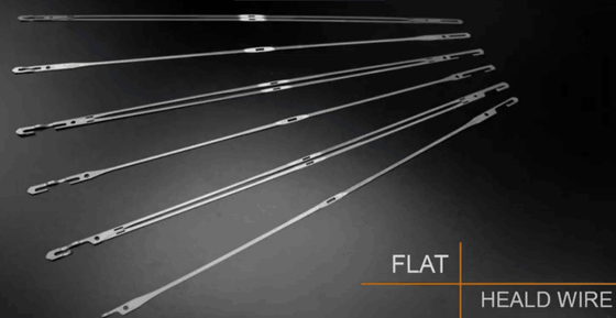 C J Type Weaving Healds Wire Stainless Steel Picanol Airjet Loom Spare Parts