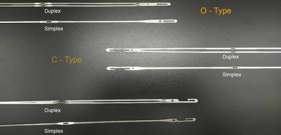 C J Type Weaving Healds Wire Stainless Steel Picanol Airjet Loom Spare Parts