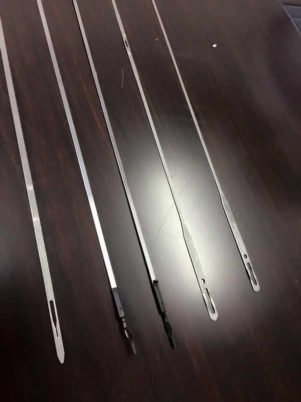 Special Heald For Carpet Jacquard Loom Machine Length 520mm O Type Heald Wire For Vandewalle Carpet Weaving Parts